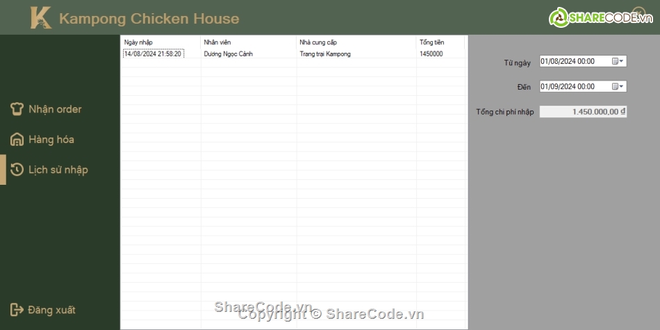 C#,quản lý bán hàng,nhà hàng,mô hình 3 lớp,phân quyền truy cập,phân tích thiết kế hệ thống